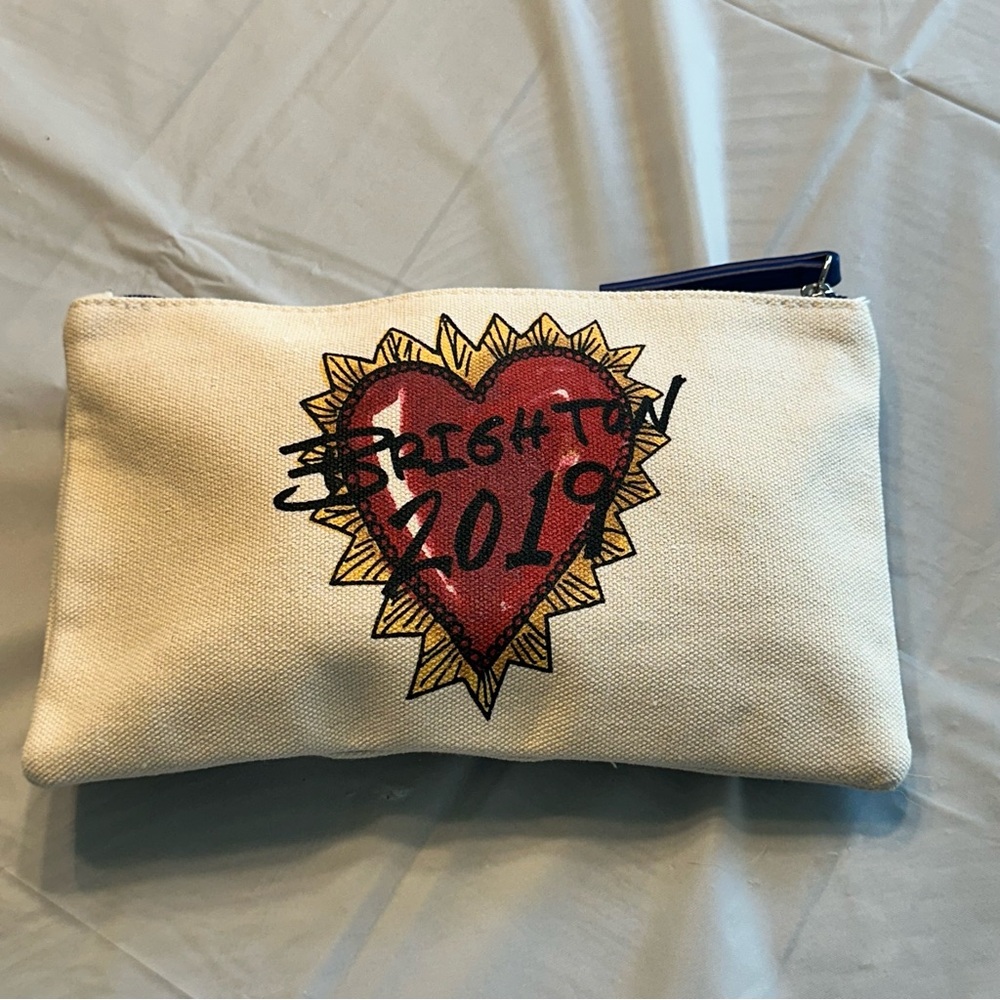 Brighton 2019 Love of Art Canvas Zip Tote Travel Bag